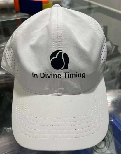 In Divine Timing Affirmation Fitted Hat For Gym or Outdoor Use